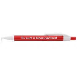 Pix rosu cu alb, Eu sunt o binecuvantare!*